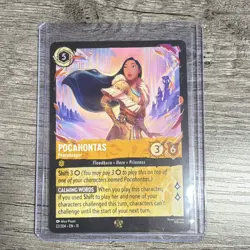 Disney Lorcana Pocahontas-Peacekeeper 22/204 Character Card - Image 1