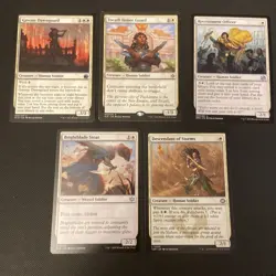 5 Card Bundle - Soldier Magic: The Gathering - Image 1