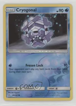Cryogonal Reverse Foil Pokemon Sun & Moon Unified Minds #46 - Image 1