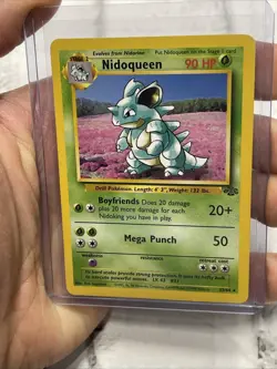 Nidoqueen - 23/64 - Pokemon Jungle Unlimited Rare Card WOTC Non Holo LP+ Pokemon - Image 1