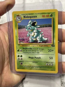 Nidoqueen - 23/64 - Pokemon Jungle Unlimited Rare Card WOTC Non Holo LP+ Pokemon - Image 2