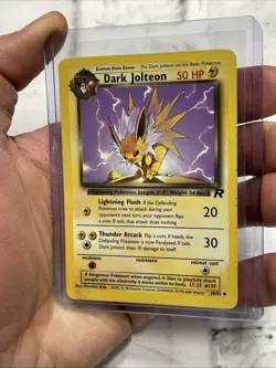 Pokemon TCG Team Rocket 38/82 Dark Jolteon Vintage Card Nintendo Uncommon MP - Image 2