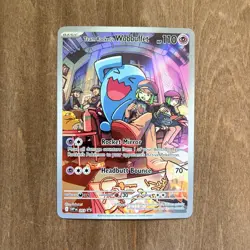 Pokemon TCG TEAM ROCKET’S WOBBUFFET Sv: Scarlett & Violet Promo Card 203 - Image 1