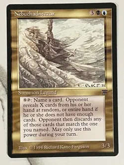 MTG - Nebuchadnezzar - Legends - NM English Magic 1994 - Image 1
