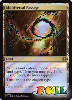 Multiversal Passage 0180 MTG Marvel's Spider-Man Rare NP Foil - Image 1