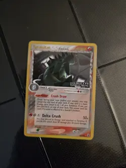 Pokemon Tyranitar Reverse Holo Card Delta Species 16/113 - Image 1