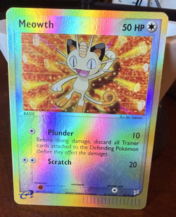 Meowth 42/95 Team Magma vs Team Aqua Reverse Holo Pokemon TCG - Image 1