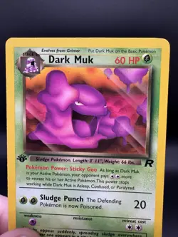 Pokemon TCG Dark Muk 41/82 Team Rocket Uncommon 1st Edition LP/MP+ - Image 3