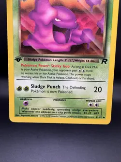 Pokemon TCG Dark Muk 41/82 Team Rocket Uncommon 1st Edition LP/MP+ - Image 4