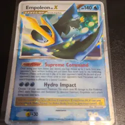Pokemon Empoleon LV.X DP11 Diamond and Pearl Promo MP - Image 1
