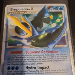 Pokemon Empoleon LV.X DP11 Diamond and Pearl Promo MP - Image 2