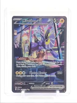 MIRAIDON EX 2023 POKEMON S & V SPECIAL ILLUSTRATION RARE 244/198 Q0200 - Image 1