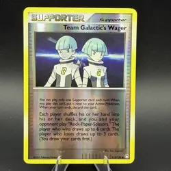 Team Galactic's Wager 115/123 Mysterious Treasures Reverse Holo Pokemon TCG - Image 1