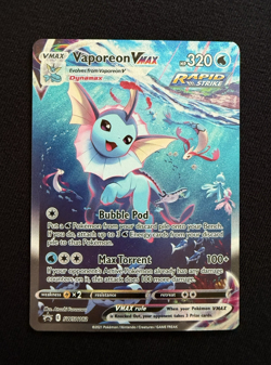 Vaporeon VMAX SWSH182 Black Star Promo Pokemon Near Mint - Image 1