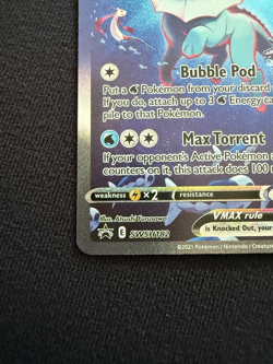 Vaporeon VMAX SWSH182 Black Star Promo Pokemon Near Mint - Image 5