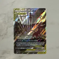 Pokemon Espeon & Deoxys GX TAG TEAM Promo (GOOD CONDITION) NEED FOR COLLECTION! - Image 1
