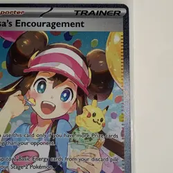 Pokemon Rosa's Encouragement Full Art Holo Secret Rare Trainer POR 123/088 - Image 3