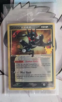 Pokemon Celebrations SWSH144 Greninja Gold Star Promo New/Sealed - Image 4