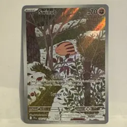 🔥Pokemon TCG-Swinub-165/159-Journey Together-Illustration Rare-Holo-M/NM!🔥 - Image 3