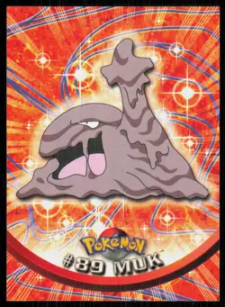 2000 Topps Pokemon TV Animation Series 2 Muk Blue Logo #89 - Image 1