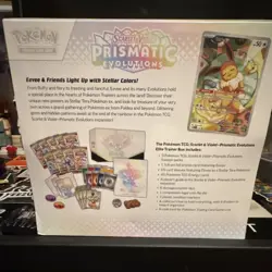 Pokemon TCG Scarlet & Violet Prismatic Evolutions Elite Trainer Box Eevee - Image 2
