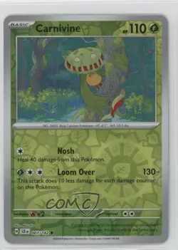 Carnivine Reverse Foil Pokemon SV07: Stellar Crown #007 - Image 1