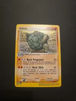 Pokemon TCG Golem EX Dragon 5/97 Holo Rare Mp - Image 1