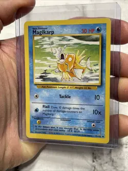 Pokemon TCG Magikarp Base 35/102 Regular Vintage Uncommon Pokemon LP+ Vtg WOTC - Image 2