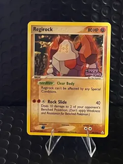 Regirock 28/110 [Reverse Holo, Stamped] Pokemon Holon Phantoms - Image 1
