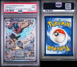 2024 POKEMON SVP EN-SV BLACK STAR PROMO #132 GRENINJA EX SFA SIR PSA 9 - Image 3