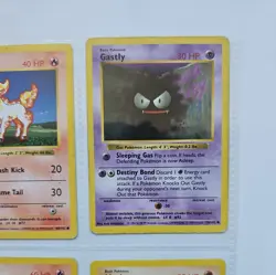 WOTC Pokemon Vintage Base Set Shadowless 4 Card Lot - Image 3