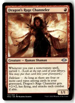 MTG Dragon's Rage Channeler [MH2 - 121] LP 3-90 - Image 1