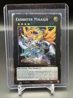 Exosister Mikailis 1st Edition Starlight Rare RA05-EN050 Yu-Gi-Oh! - Image 1