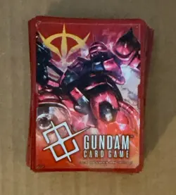 Gundam Card Game - Bandai - Official Card Sleeves 01 - Char’s Zaku II Zeon - Image 1