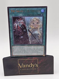 Konami Yu-Gi-Oh! The Fallen & the Virtuous CH01-EN019 1st Edition Spell Card - Image 1