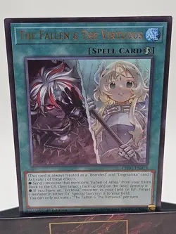Konami Yu-Gi-Oh! The Fallen & the Virtuous CH01-EN019 1st Edition Spell Card - Image 3