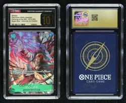 2025 One Piece Card Game: Carrying on His Will OP13 Japanese Shanks CGC 10 - Image 3