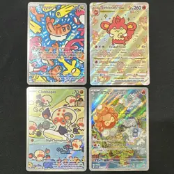 Pokemon TCG Scarlet & Violet Card Lot Holo Full Art Tatsugiri Simisear Clobbopus - Image 1