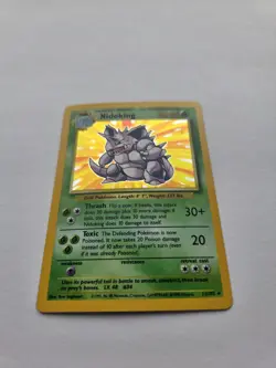 Pokemon Nidoking TCG Card 11/102 Base Set Holo Rare 1999 - Image 3
