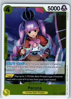 Perona The Azure Sea's Seven OP14-111 NM OP Card - Image 1