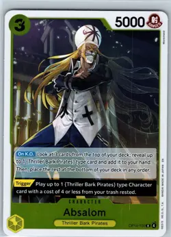 Absalom The Azure Sea's Seven OP14-100 NM OP Card - Image 1