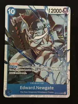 Edward.Newgate SR Carrying On His Will OP13-042 LP-NM One Piece Card - Image 1