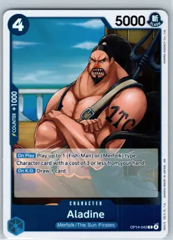 Aladine The Azure Sea's Seven OP14-043 NM OP Card - Image 1