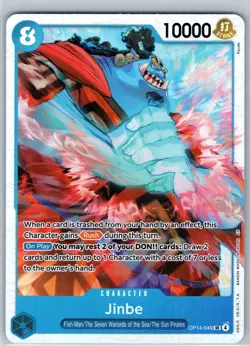 Jinbe The Azure Sea's Seven OP14-049 NM OP Card - Image 1