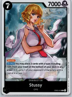 Stussy Extra Booster: One Piece Heroines Edition EB03-043 NM OP Card - Image 1