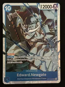 Edward.Newgate SR Carrying On His Will OP13-042 LP-NM One Piece Card - Image 1
