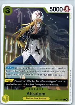Absalom The Azure Sea's Seven OP14-100 NM OP Card - Image 1