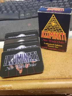 Illuminati New World Order Card Game Limited Edition Starter Set MINT 64 Cards - Image 1