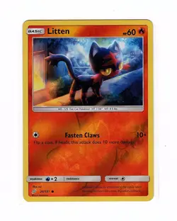 Litten 20/181 Sm-Team Up Reverse Holo - Pokemon Card - Image 1