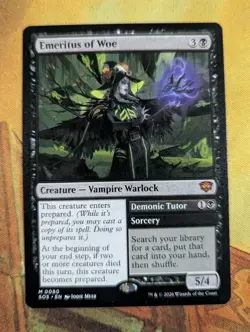 Emeritus Of Woe - Secrets Of Strixhaven - Magic the Gathering - Image 1